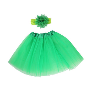 Prom party mesh princess dress hair band dance performance tutu