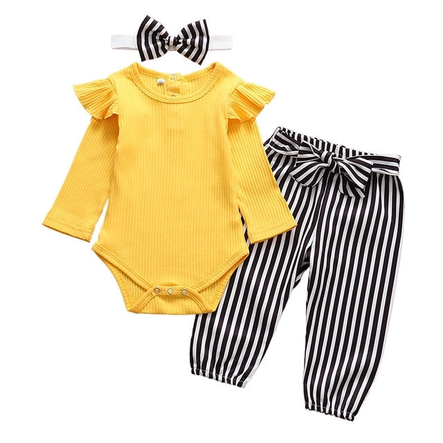 Newborn baby girl clothes set