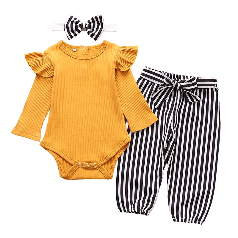 Newborn baby girl clothes set