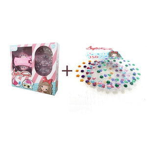 Diy Handmade Toy Hair Decoration Angel Magic Diamond Pink Diamond Sticker