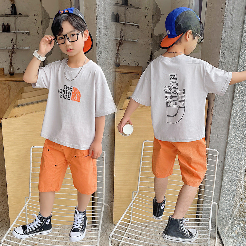 Summer Big Boy Handsome Tops, Children's Summer Clothes, Thin Style, Western Style