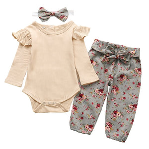 Newborn baby girl clothes set