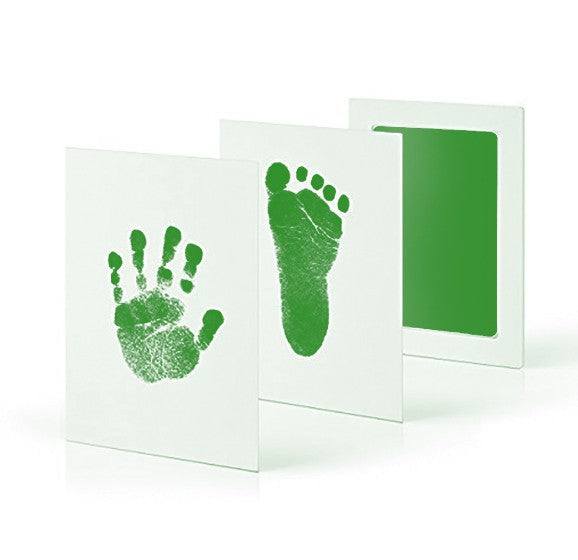 Non-toxic and wash-free baby ink watermarking oil fingerprints and footprints kit family souvenirs