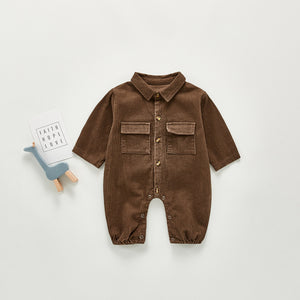 One-Piece Outing Clothes Baby Light Casual Romper Jacket