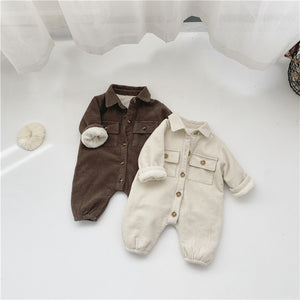 One-Piece Outing Clothes Baby Light Casual Romper Jacket