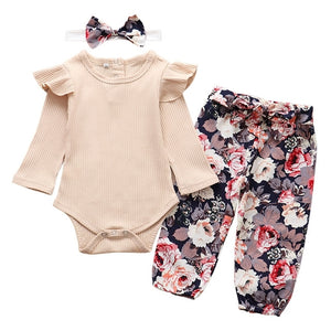 Newborn baby girl clothes set